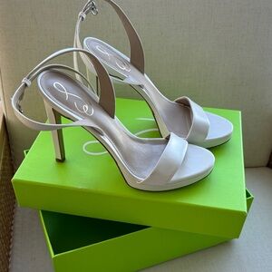 Sam Edelman White Slingback High Heel Sandals